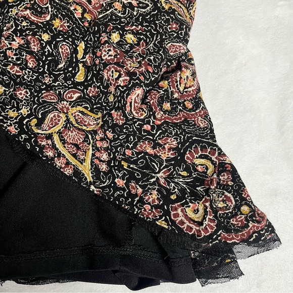 TORRID Paisley Floral Embroidered Illusion Sheer Mesh A-line Mini Dress 5 5X - Picture 8 of 9